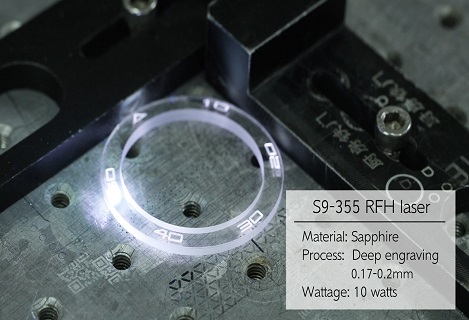 S9-355 RFH Laser--The whole marking process is smooth and fast, every detail shows the technology. I was absolutely blown away by the effect